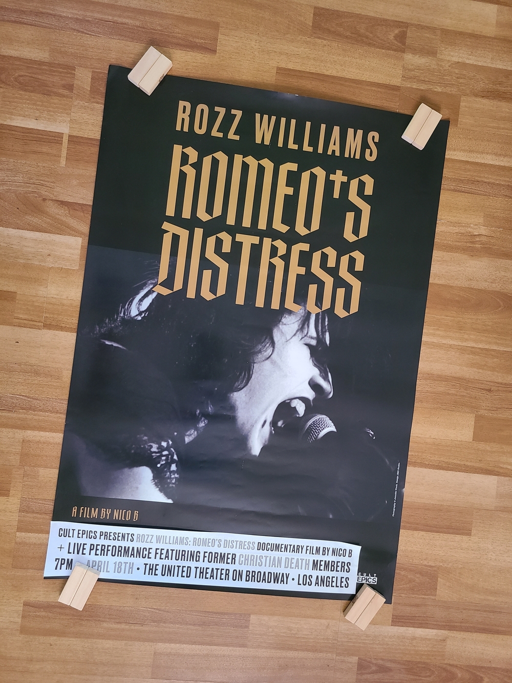 "Romeo's Distress" Rozz Williams Docu Film Poster